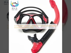 Προσαρμόσιμο σετ μάσκας και αναπνευστήρα Πλήρης μάσκα αναπνευστήρα ξηρής κατάδυσης Εξοπλισμός κατάδυσης 400g