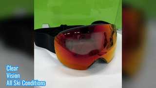 Ski Goggles All Weather Wide View Anti Fog
