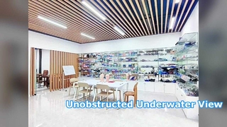 Crystal Clear Snorkel Mask 180 View